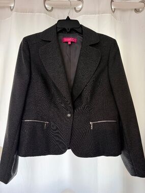 NINE & CO JACKET- DARK GREY- SIZE 12